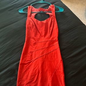 Red/Orange Bodycon Dress